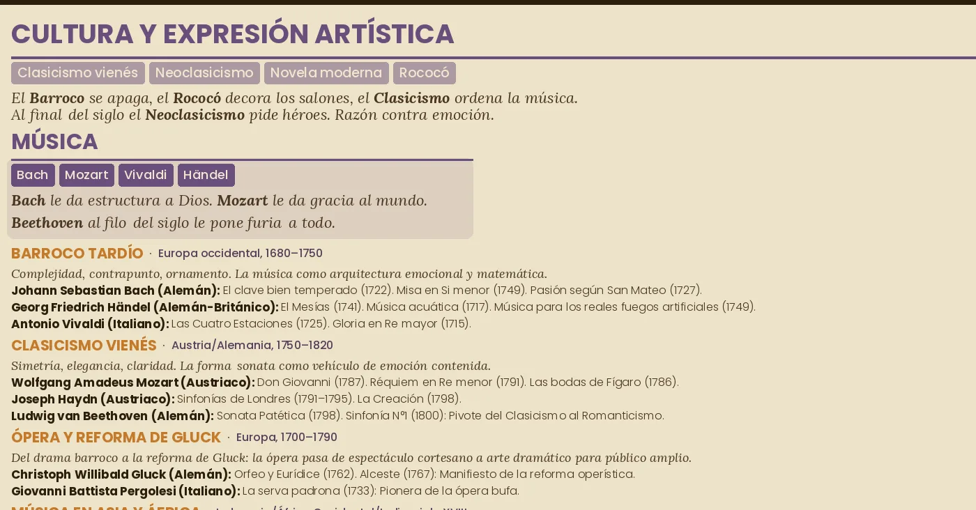 Recorte de la página de cultura de un siglo